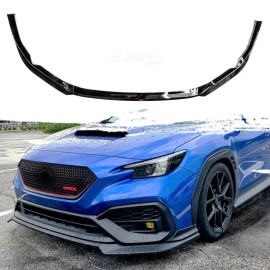 dtangor For 2022-2024 Subaru WRX ST-Style Gloss Black Front Bumper Spoiler Splitter Lip