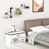 Sezanrpt 12 Inches Clear Wall Shelves, Moisture-Proof, Acrylic Bathroom Wall
