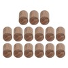 15pcs Essential Oil Car Diffuser Round Shape Simple Compact Walnut