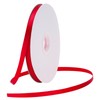 KINGLAKE Red Satin Ribbon 3/8 inch x 100 Yards Red
