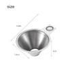 1 pcs Stainless Steel Spice Funnel with Handle – Perfect