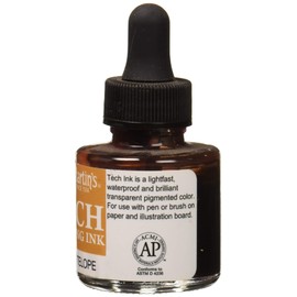 Dr. Ph. Martin's TECH Drawing (13W) Ink Bottle, 1.0 oz, Antelope