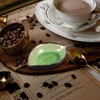 Didiseaon 2pcs Leaf Shaped Ceramic Spoon Holder Utensil Rest for