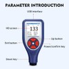 Flagfront Coating Thickness Gauge Digital Paint Meter Best for Car