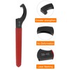 sourcing map C Hook Spanner Wrench for Lathe Clamping 38-42mm