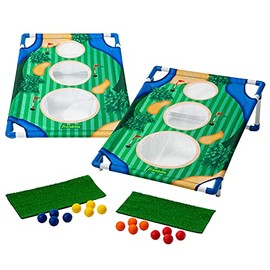 Franklin Sports Chip Golf - Large 36in x 24in Targets - 16 Foam Golf Balls - 2 Chipping Mats - No Golf Clubs Included