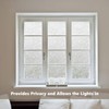 LEMON CLOUD Window Privacy Film, No-Adhesive Static Decorative Window Film,