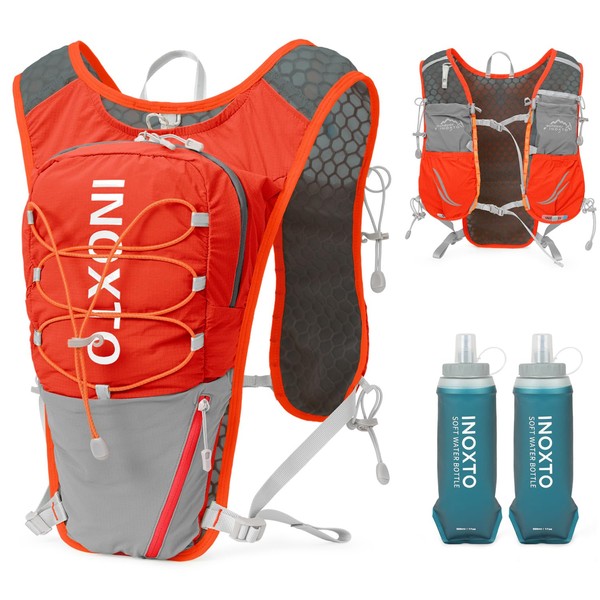 IX INOXTO Running Vest for Women Men, Adjustable Chest Straps