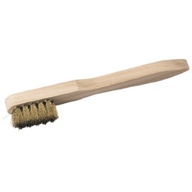 Draper Spark Plug Cleaning Brush | 150mm Rust Removal Tool| Wooden Handle | Paint Removal | Cleaning Hand Tools | 13157