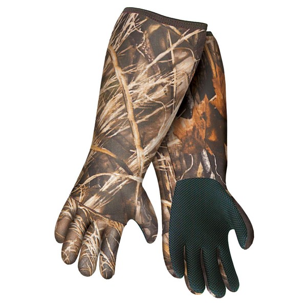 Allen Company Hunting unisex-adult Waterproof Decoy Gloves, 18" Neoprene, Realtree MAX-5 Camo