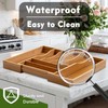 ACIPENSER Bamboo Kitchen Drawer Organizer, Expandable Cutlery Tray Utensil Organizer