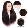Training Head, Free Clamp for Braiding 26-28" Barber Head 100%