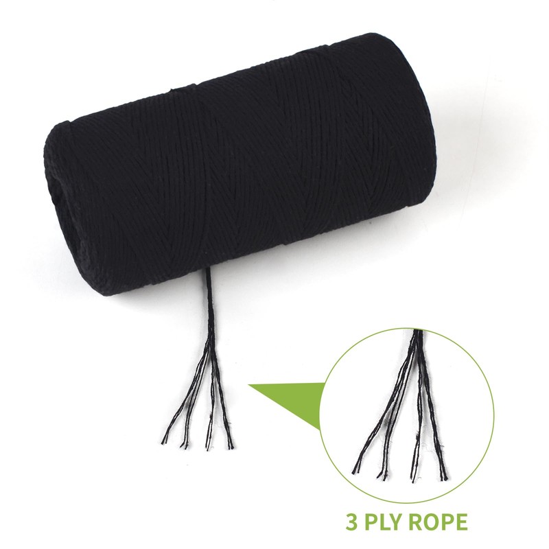 Joyberg 984 Feet/300 Meters Cotton String Thin Twine Cotton Twine