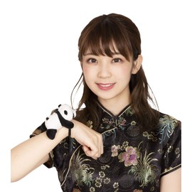 Clearstone Cosplay Halloween Cuddle Panda Hair Tie Unisex White