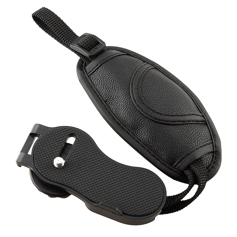 Black Ergonomic Ergonomic Stabilization Grip for Camera Padded Wrist Dragon