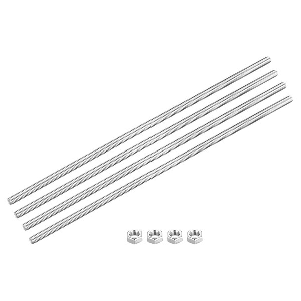 MECCANIXITY Fully Threaded Rod M6 x 350mm 1mm Thread Pitch