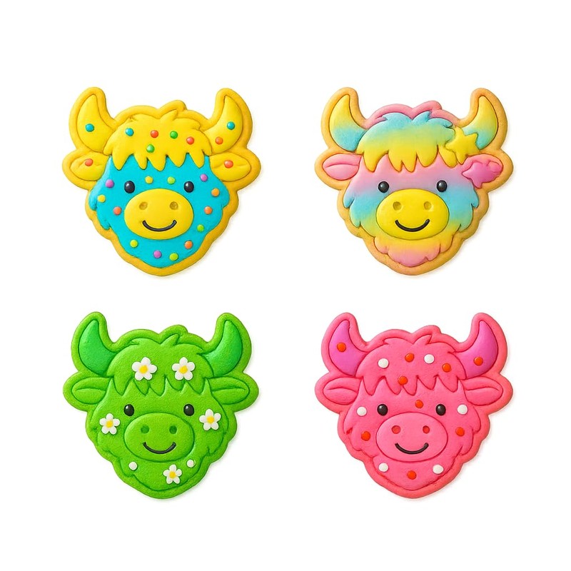 Mighty Gadget Highland Cow Head Cookie Cutter & Stamp -
