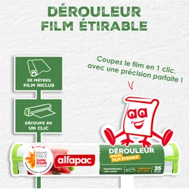 Alfapac dispenser with stretch film, 35 m