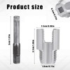 BOXOB 2-in-1 PVC Plastic Pipe Threader Kit, Integrated Internal &