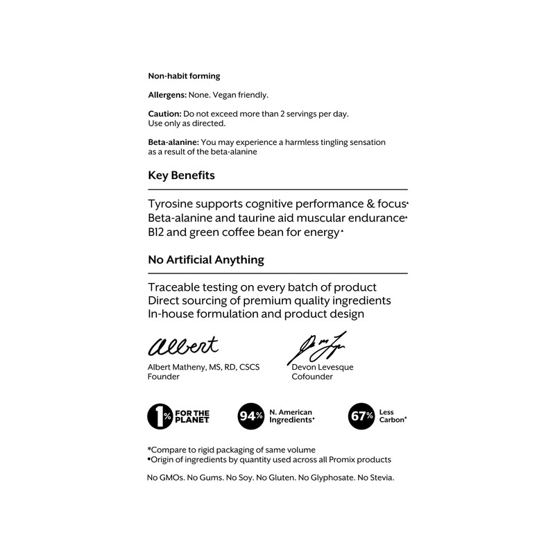 ProMix Nutrition Pre-Workout - Maximize Focus and Performance - Free