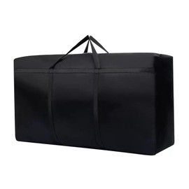 Large Storage Bags with Zips, 105L Waterproof 600D Oxford Moving Bags for Duvet Laundry House Garden Underbed Storage