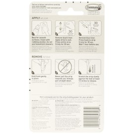 Command(Tm) Clear Medium Refill Strips 17021CLR-Es