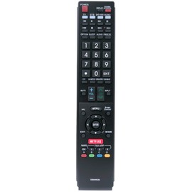 New RRMC GB004WJSA Smart TV Remote Control Fit for Sharp Aquos TV LC52C6400U LC-52C6400U LC52LE640 LC-52LE640 LC52LE640U LC-52LE640U LC60C6400U LC-60C6400U LC-60C6500U LC60C6500U LC70LE750U LC-80C6500