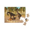 puzzleYOU: 48 Piece Puzzle "Dinosaur Baby: Nest with 3D Illustration,