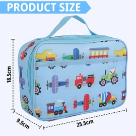 JSTHHTT Insulated Lunch Bag for Kids, Portable Kids Lunch Box, Leakproof Kids Lunch Bag, Cooler Lunch Bag for School, Back to School Supplies, for School Camping Hiking Outdoor Beach Picnic