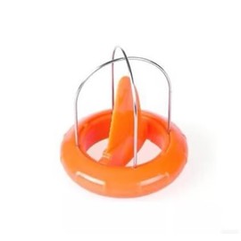 Kiwi Peeler,Easy-Grasp Kiwi Tool,2-In-1 Stainless Steel Kiwi Fruit Peeler and Kiwi Cutter for Kiwi,Dragon Fruit, Etc,Graters, Peelers and Slicers (Orange)