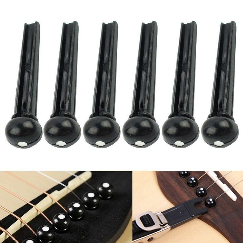 VitalBloom Bridge Pin Acoustic Guitar Plastic Guitar String Pin Replacement