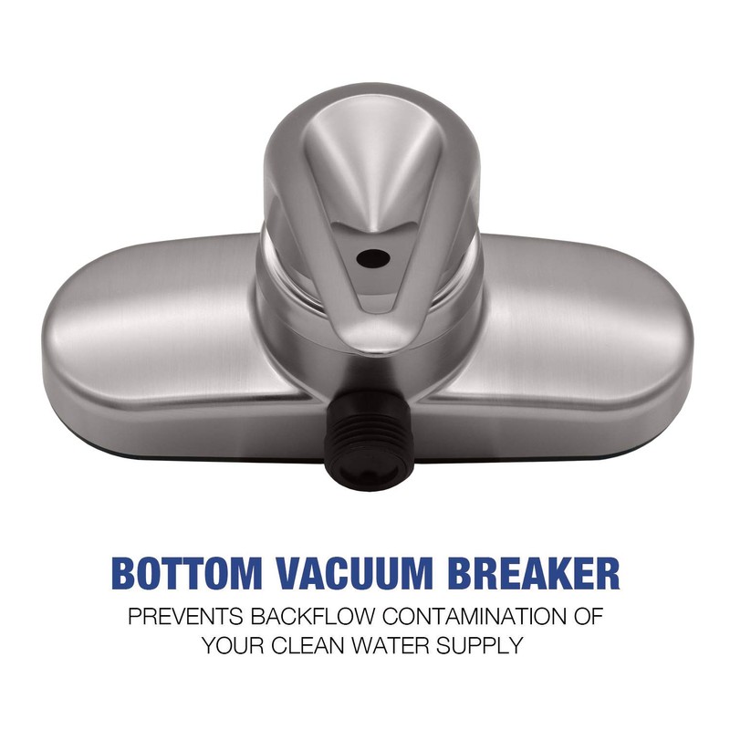 RV/Mobile Home Travel Trailer Shower Faucet Single Lever Handle, Brushed