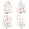 BBIQI Coquette Strawberry Backpack Cute Aesthetic Fruit Preppy Backpack Nylon