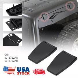 VEHITO 2X Hard Top Liftgate Rear Hatch Gate Window Hinge For Jeep Wrangler TJ YJ 87-06