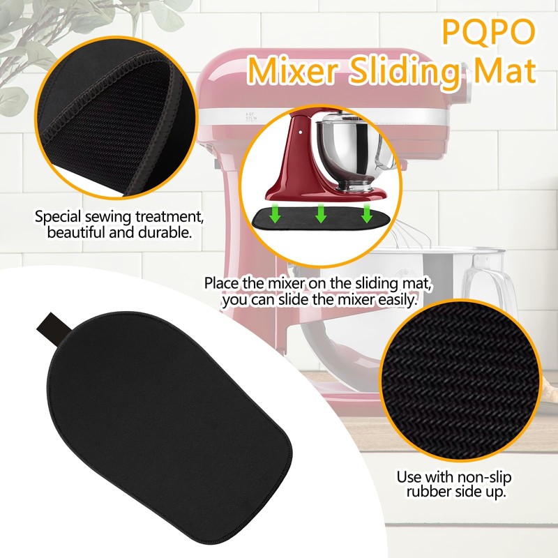 Mixer Sliding Mat Compatible with Kitchenaid 4.5-5 Quart Tilt-Head Stand