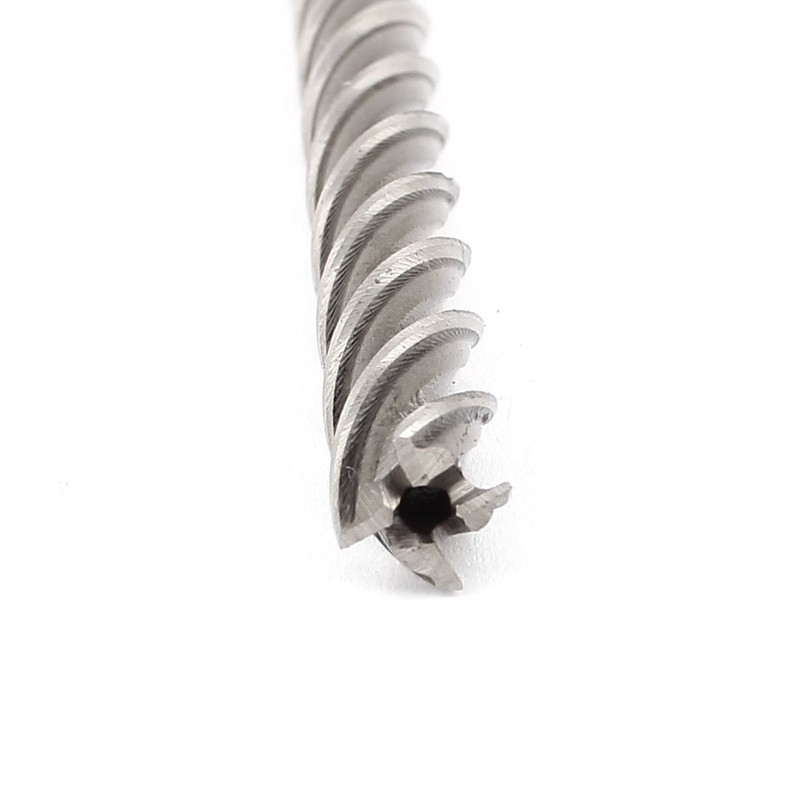 Sourcingmap 150mm Long 8mm Cutting Dia HSS-SL Straight Shank 4