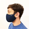 Maskari Navy Blue Reusable Face Mask | Washable | 3