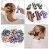 12Pack Hair Clips and Satin Scrunchies for Women Set Hair