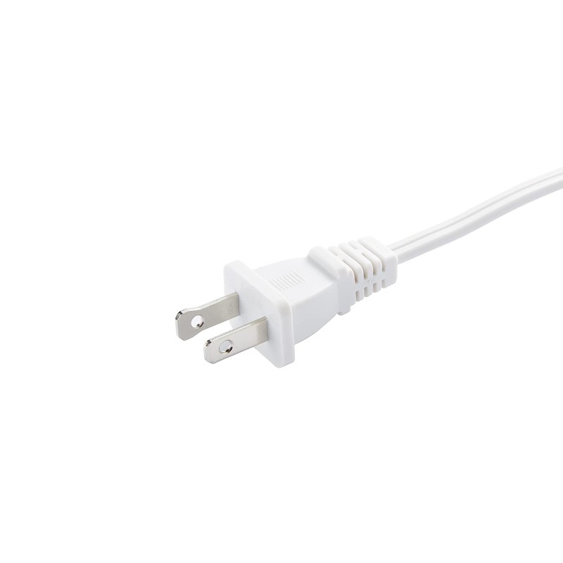 5FT Power Cable 2 Prong, AC Outlet Polarized Extension Cord,