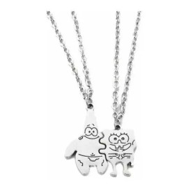 Jextech Collar En Combo O Pareja Amigos Bob Esponja Y Patricio Metal