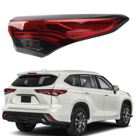 Dasbecan Right Passenger Side Tail Light Assembly Rear Lamp Compatible with 2020 2021 2022 2023 Toyota Highlander
