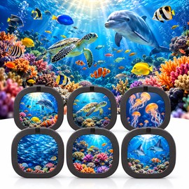 Galaxy Projector Pro Ocean Disc Set – 6 Replaceable 4K HD Ocean Projection Films, Realistic Underwater & Sea Scene Slides for Compatible Projector, Bedroom, Relaxation & Ambience – Device Not Included