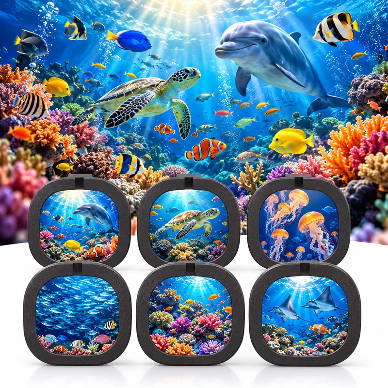 Galaxy Projector Pro Ocean Disc Set – 6 Replaceable 4K