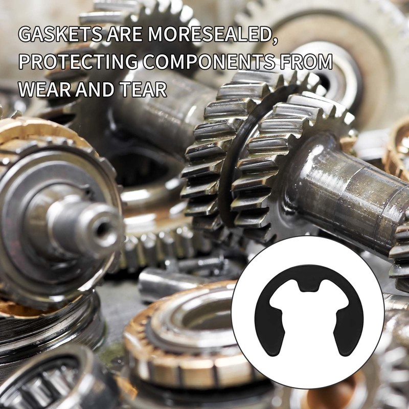 580 Pcs Circlips Assorted Sizes, E-Clips, External Retaining Ring E-Clips,