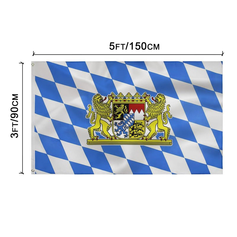 Free State of Bavaria Flag 90 x 150 cm Bavarian