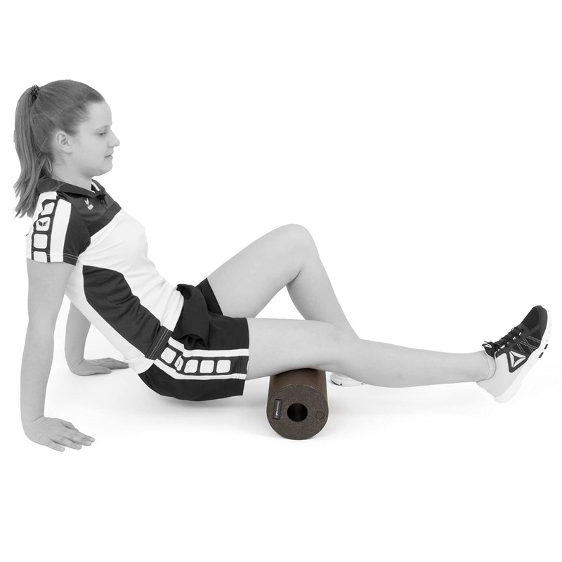 Fascia roller with practical transport bag, foam roller for self-massage,