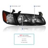 SPEC-D TUNING Black Headlights + Corner Lights Compatible with 2000-2001