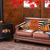 4 PCS Fall Havest Cushion Covers: Pumpkin Pillow Case 17.7x17.7in,