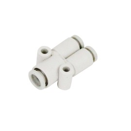 SK11 KQ2U04-06A One-Touch Pipe Fitting, Different Diameter Union Wy, Applicable Tube Outer Diameter: 0.2 x 0.2 inches (4 x 2 x 6 mm)