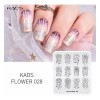 Kads Juego 5pcs Placas Estampación Uñas Kads - Modelos Flores